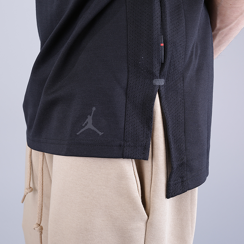 мужская черная футболка Jordan Lifestyle Tech Short-Sleeve Top 860152-010 - цена, описание, фото 3